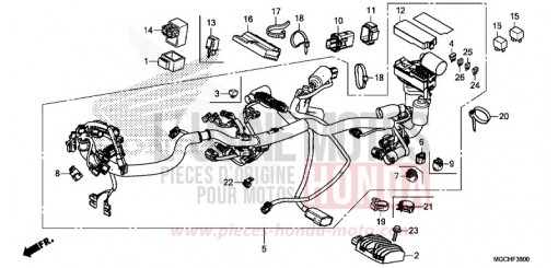 FAISCEAU DES FILS CB1100NAH de 2017